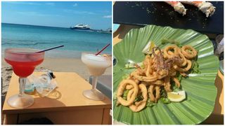 M&acirc;ncarea primită la restaurantul din Mikonos.