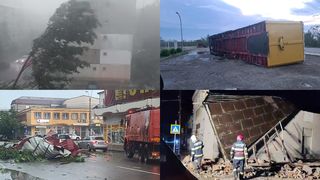VIDEO | Vremea rea a făcut prăpăd &icirc;n mai multe orașe din Rom&acirc;nia! Imagini de coșmar