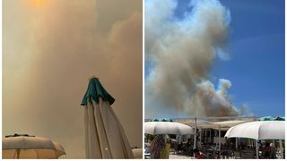 Șase echipe de pompieri, dintre care 30 de ofițeri și 12 vehicule, au fost trimise &icirc;n regiune.