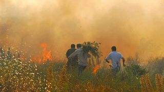 ”Situația este dramatică”. Peste 600 de persoane au fost evacuate în urma incendiilor de vegetație care au cuprins Sardinia