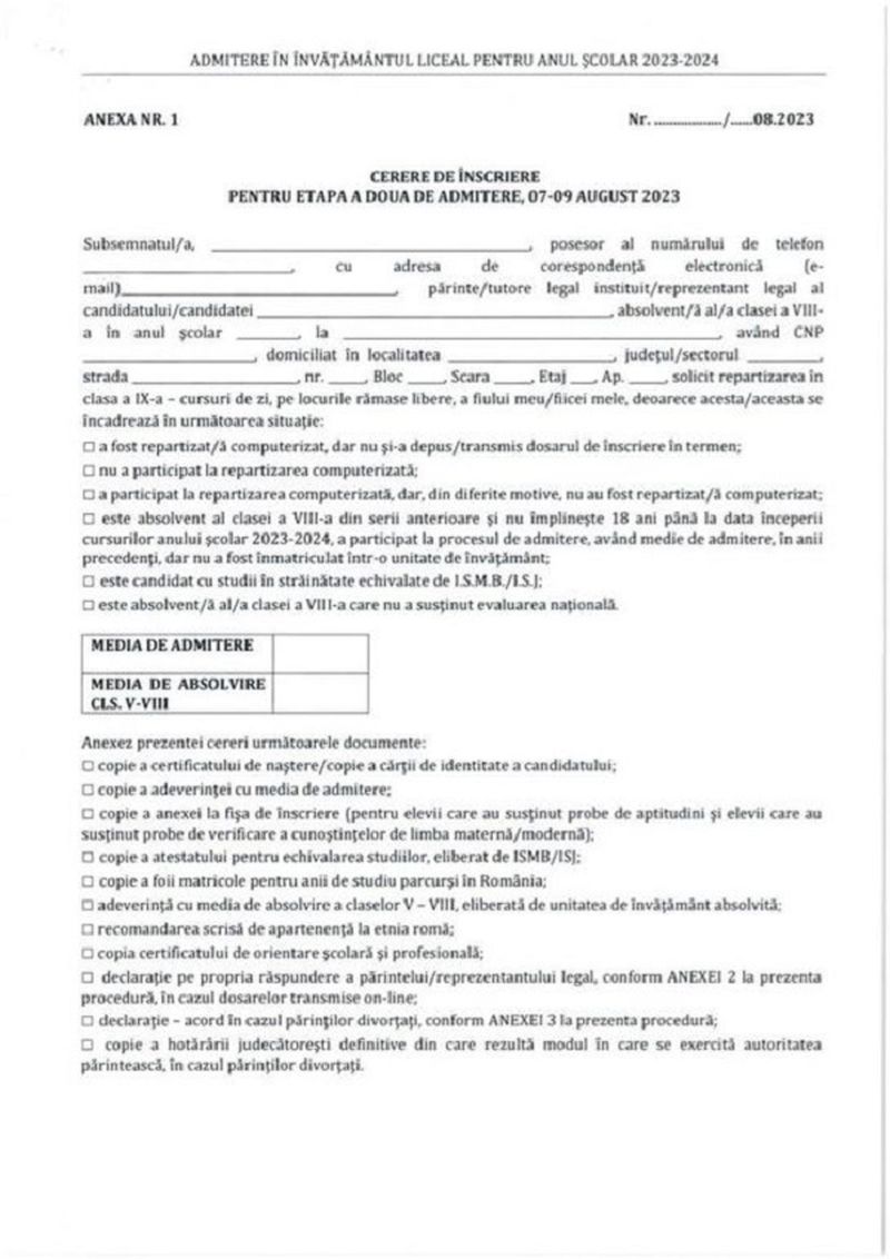 Edu.ro Rezultate Admitere Liceu 2023