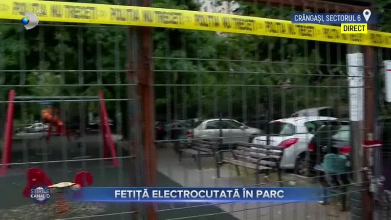 Aproape de tragedie: O fetiță de 10 ani s-a electrocutat într-un parc din București. Minora a fost transportată la spitalul Grigore Alexandrescu