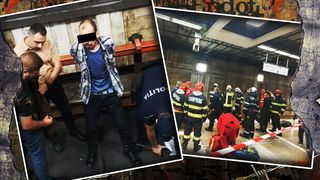 UPDATE: Un călător s-a legat cu cătușe de șina de metrou, la Piața Unirii 2. Bărbatul striga: „ Opriți păcănelele!”. De ce a recurs la acest gest?