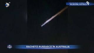 VIDEO - Rachetă rusească &icirc;n Australia. Localnicii au filmat &icirc;ntreaga scenă