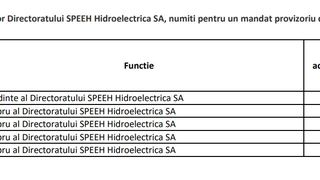 Salarii Hidroelectrica.
