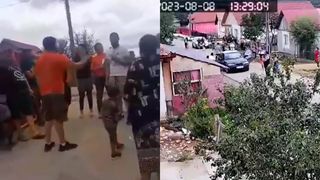 VIDEO - Scandal uriaș în Satu Mare. Zeci de persoane s-au luat la bătaie. Imaginile surprinse de martori și de camerele de luat vederi