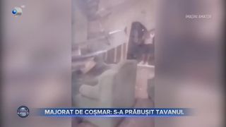 VIDEO - Petrecerea de majorat s-a transformat într-un coșmar: Tavanul restaurantului s-a prăbușit brusc pe invitați