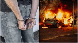 Un bărbat a incendiat o mașină, la întâmplare, pentru că se plictisea. Ce au descoperit polițiștii despre el