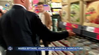 VIDEO- Marea ieftinire, verificată de ministrul Agriculturii. Ministrul a ieșit pe teren pentru a verifica noile prețuri &icirc;n urma ordonanței. La final, Ministrul a fost bucuros de rezutatele ordonanței