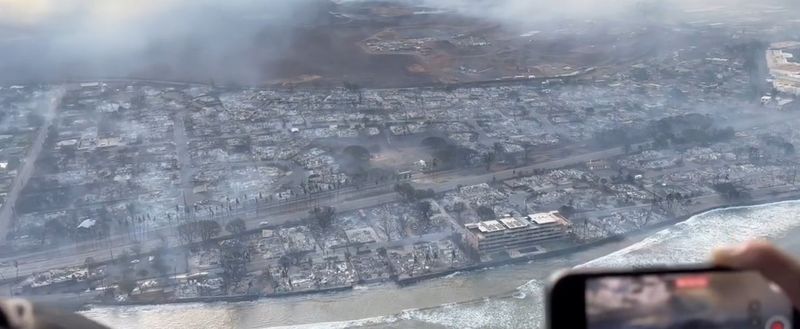 Incendii "apocaliptice" în Hawaii. 