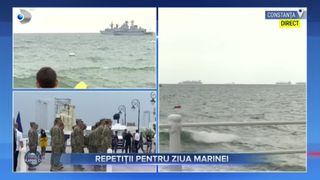 VIDEO - Repetiții intense pentru Ziua Marinei. Marți, 15 august, rom&acirc;nii sunt așteptați pe faleza din Constanța