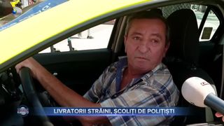 VIDEO- Livratorii străini, școliți de polițiști. Pentru a avita numeroasele accidente provocate de livratorii străini, polițiștii au &icirc;ntreprins acțiuni prin care să &icirc;i &icirc;nvețe regulile de circulație din Rom&acirc;nia