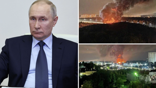 Incendiu în apropierea reședinței lui Vladimir Putin. Flăcările s-au răspândit pe 2.000 de metri pătrați
