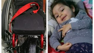 EXCLUSIV - Maya are numai trei ani și are nevoie de ajutorul nostru. Mama fetiței: ”Îmi doresc să aibă un verticalizator, să nu îi lipsească ședințele de kinetoterapie și un cărucior cu rotile”