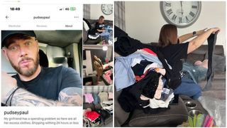 Un bărbat s-a îmbogățit după ce a vândut hainele iubitei pe internet: „Cumpără nonstop. A umplut toată casa. Hainele erau atât de multe încât ieșeau pe streașină”