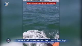 VIDEO- Zi neagră la mare/ Patru turiști înecați/ Au ignorat steagul roșu arborat de salvamari și au plătit cu prețul vieții
