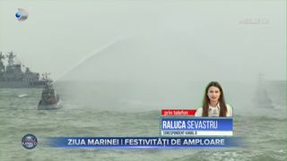 VIDEO - Ziua Marinei Rom&acirc;ne, sărbătorită cu mare fast. Mii de oameni au asistat la demonstrațiile Forțelor Navale Rom&acirc;ne 