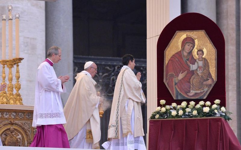 Papa Francisc, rugăciune către Fecioara Maria