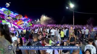 VIDEO- Bâlciul de la Giurgiu, noapte memorabilă. Luis Gabriel a întreținut atmosfera, iar giurgiuvenii s-au bucurat din plin de atracțiile bâlciului