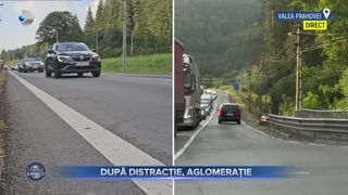 VIDEO- După distracție, aglomerație. Valea Prahovei a fost mai aglomerată ca niciodată la sfârșitul minivacanței de Sf. Maria