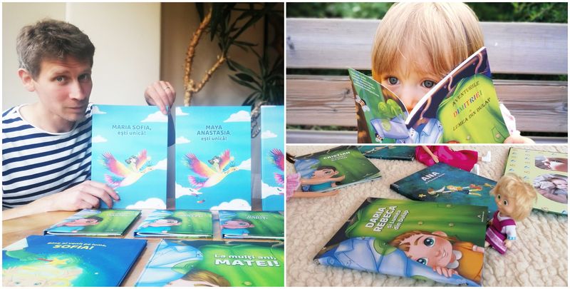 Ioan Șerbu a creat o adevărată „fabrică” de cărţi personalizate pentru copii, pentru a-i face pe aceștia să se simtă ca niște eroi în propria lor viață.