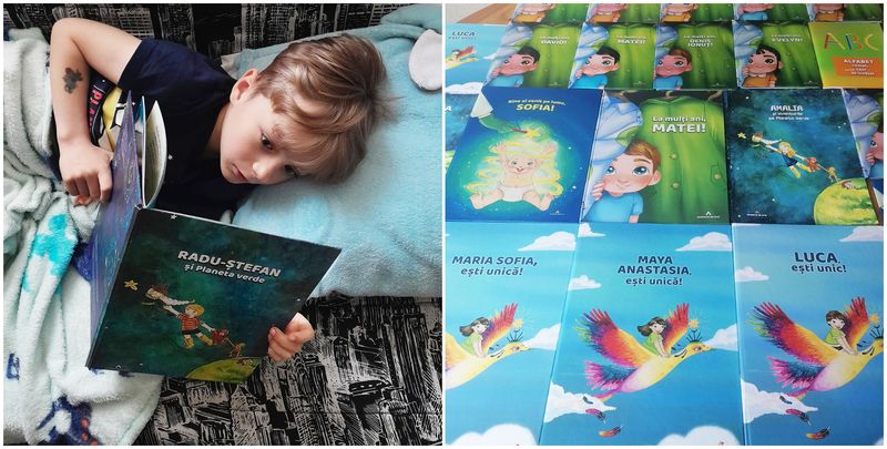 O carte costă între 39-119 lei, în funcție de gradul de personalizare.