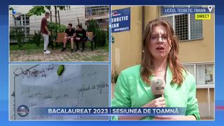 VIDEO - Sesiunea de toamnă a examenului de Bacalaureat a început. 33.000 de candidați au susținut proba scrisă la Limba Română