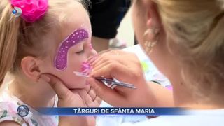 VIDEO - T&acirc;rg de Sf&acirc;nta Maria. B&acirc;lciul de la Ciolpani a str&acirc;ns zeci de oameni, care s-au putut bucurat de diferite m&acirc;ncăruri