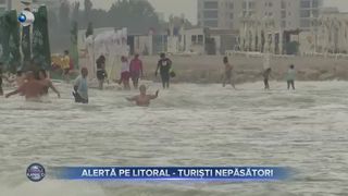 Litoralul rom&acirc;nesc, sub steag roșu