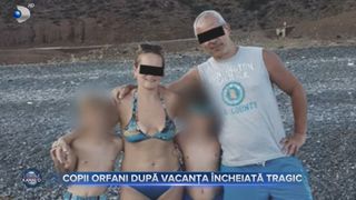 VIDEO- Copii orfani după vacanța &icirc;ncheiată tragic. Mașina &icirc;n care se aflau s-a izbit de un camion