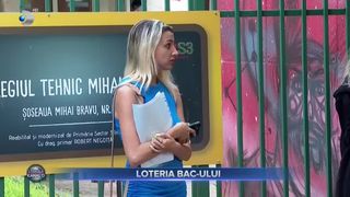 VIDEO- Loteria BAC-ului. "Vreau să dau la un concurs de poliție și îmi trebuie bacul"