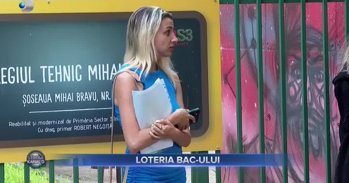 VIDEO- Loteria BAC-ului. 