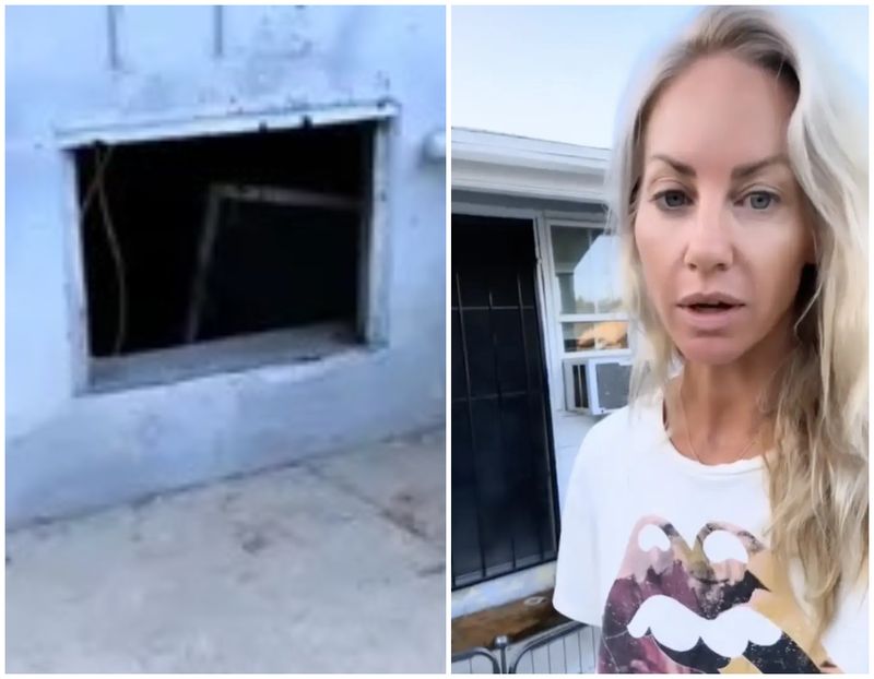 bărbat locuia sub podeaua ei „de luni de zile”.