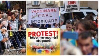 Jandarmii au aplicat amenzi dure după protestul AUR care a avut loc la Ministerul Sănătăţii și au anunțat că vor continua cercetările.