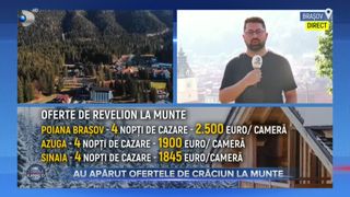 VIDEO - Au apărut ofertele de Crăciun și Revelion la munte. Un sejur de 4-5 zile ne va costa c&acirc;t o vacanță de 7 nopți &icirc;ntr-o destinație exotică