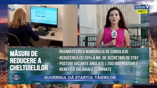 VIDEO- Guvernul dă stratul tăierilor. Măsurile sunt &icirc;ndreptate către bugetari