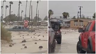 Furtuna tropicală Hilary a făcut prăpăd &icirc;n California. Au fost provocate inundații de amploare