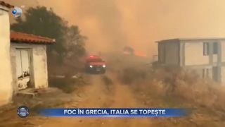 VIDEO- Foc &icirc;n Grecia, Italia se topește. Temperaturile extreme fac ravagii &icirc;n Europa