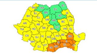 Rom&acirc;nia se topește! Avertizarea de cod portocaliu a meteorologiilor a fost prelungită. Zonele care scapă de caniculă
