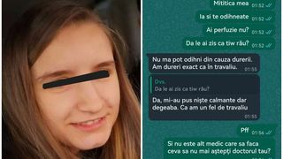 Mesajele date de Alexandra soțului ei în timp ce aceasta se afla în spital.