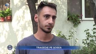 Video- Tragedie pe șosea. Au murit &icirc;n mașina care a luat foc