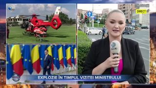 VIDEO- Explozie în timpul vizitei ministrului. Baia de călire de la uzina mecanică a explodat, iar un angajat a fost ars pe 50% din suprafața corpului