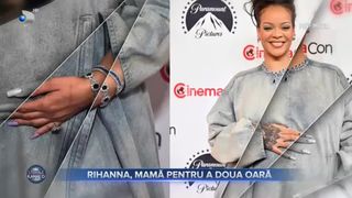 VIDEO- Rihanna, mamă pentru a doua oară. Artista nu a dezvăluit numele copilului