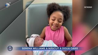 VIDEO- Serena Williams a născut a doua oară. Fosta jucătoare de tenis a adus pe lume o fetiță
