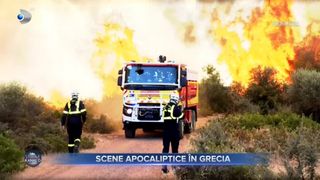 VIDEO- Scene apocaliptice în Grecia. Peste 43.000 de hectare sunt acoperite de cenușă