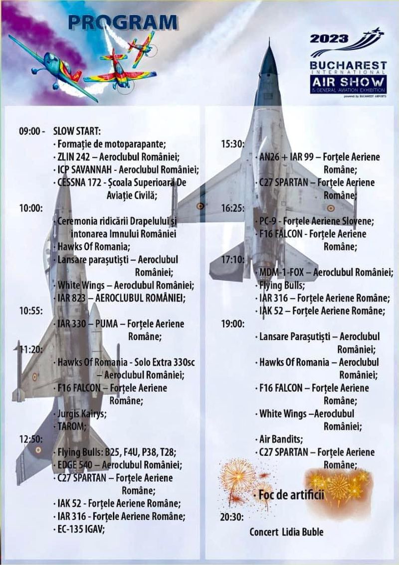 BIAS 2023 - Programul pentru ziua de sâmbătă