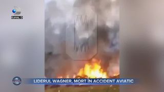 VIDEO - Liderul Wagner, mort &icirc;n accident de avion. Alte nouă persoane, victime după prăbușirea aeronavei