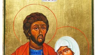 Sfinții Adrian și Natalia, soț și soție, au trăit &icirc;n Nicomidia