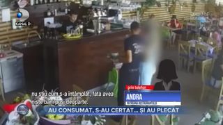 VIDEO- Au consumat, s-au certat... și au plecat. După pățania ajunsă virală, fata implicată &icirc;n scandal a achitat nota de plată complet