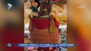 VIDEO - Tudor Ionescu, solistul trupei Fly Project, a petrecut clipe minunate cu familia, la Disneyland